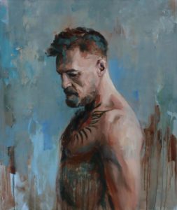 Conor McGregor, oil on canvas