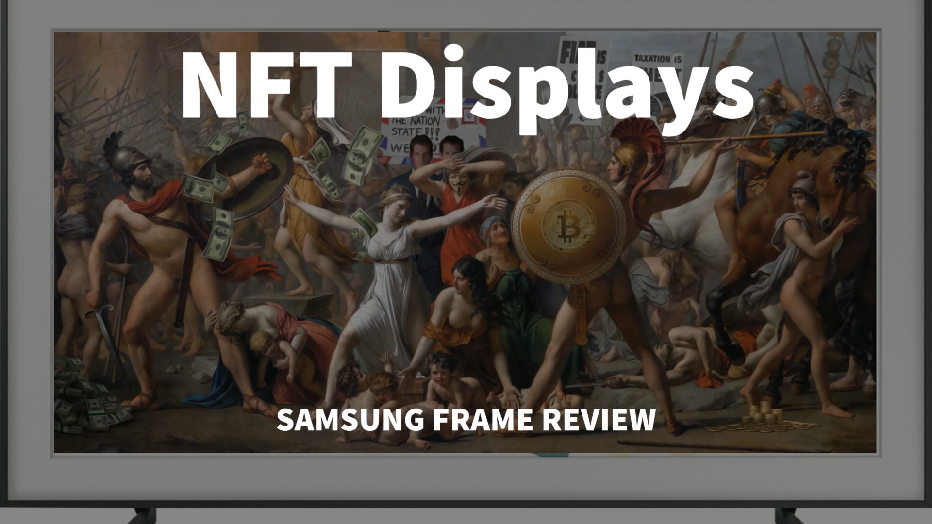NFT Display Frame Review: Samsung Frame TV