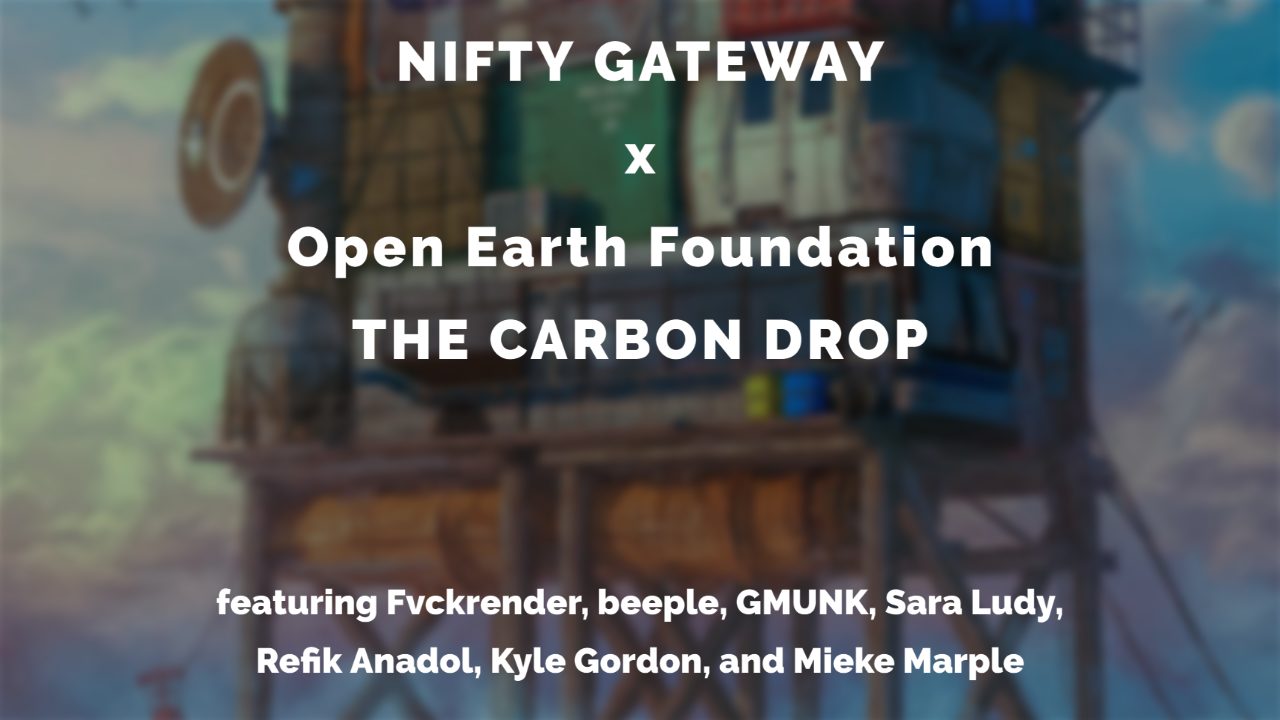 The Carbon Drop – NFT x Open Earth Foundation