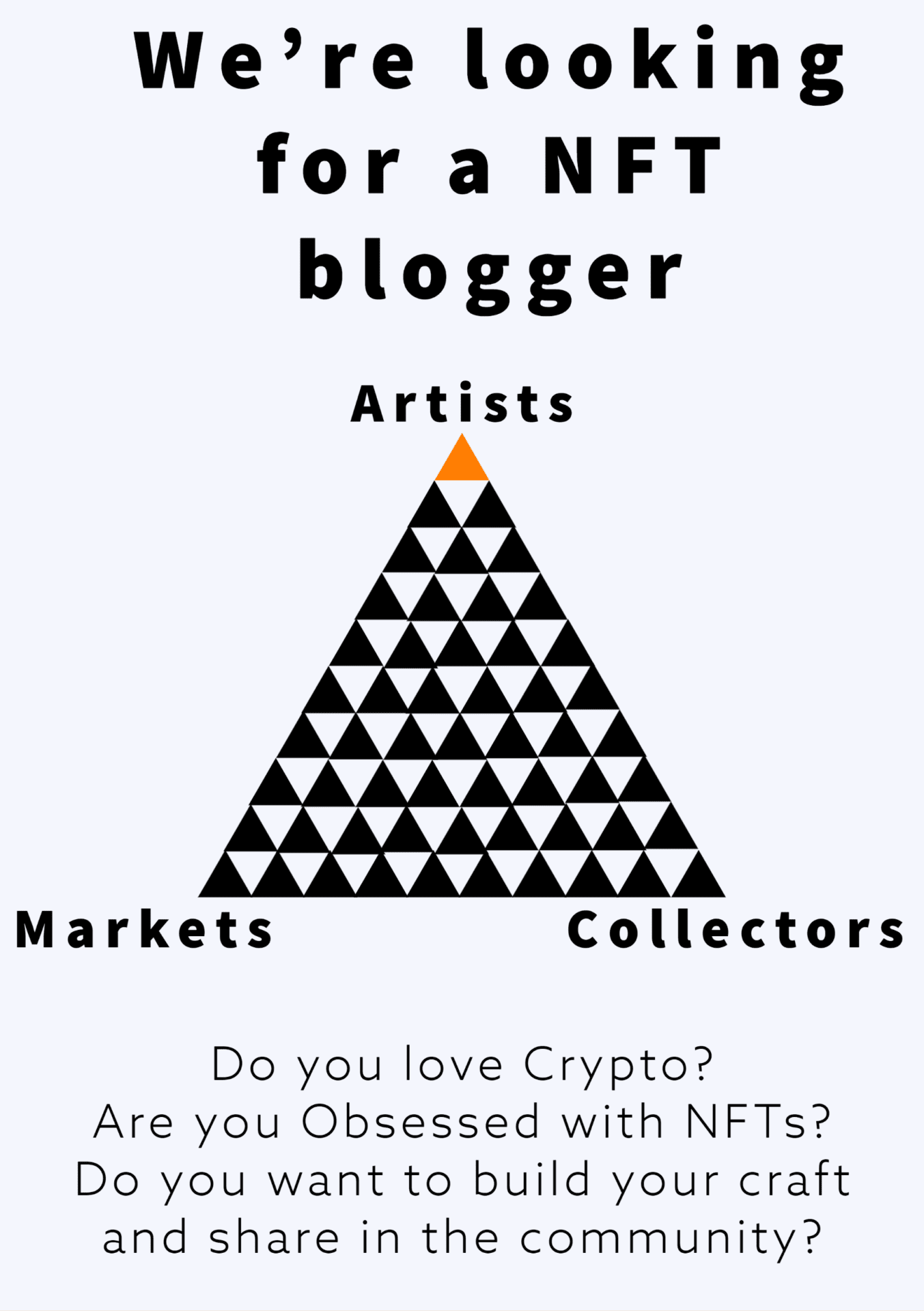 We are looking for a blogger