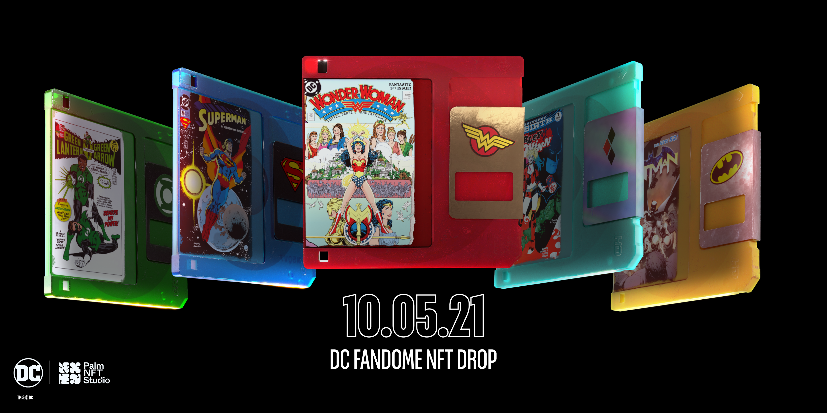 DC Partners With Palm NFT Studio for Epic Digital Collectibles Drop for DC FanDome 2021