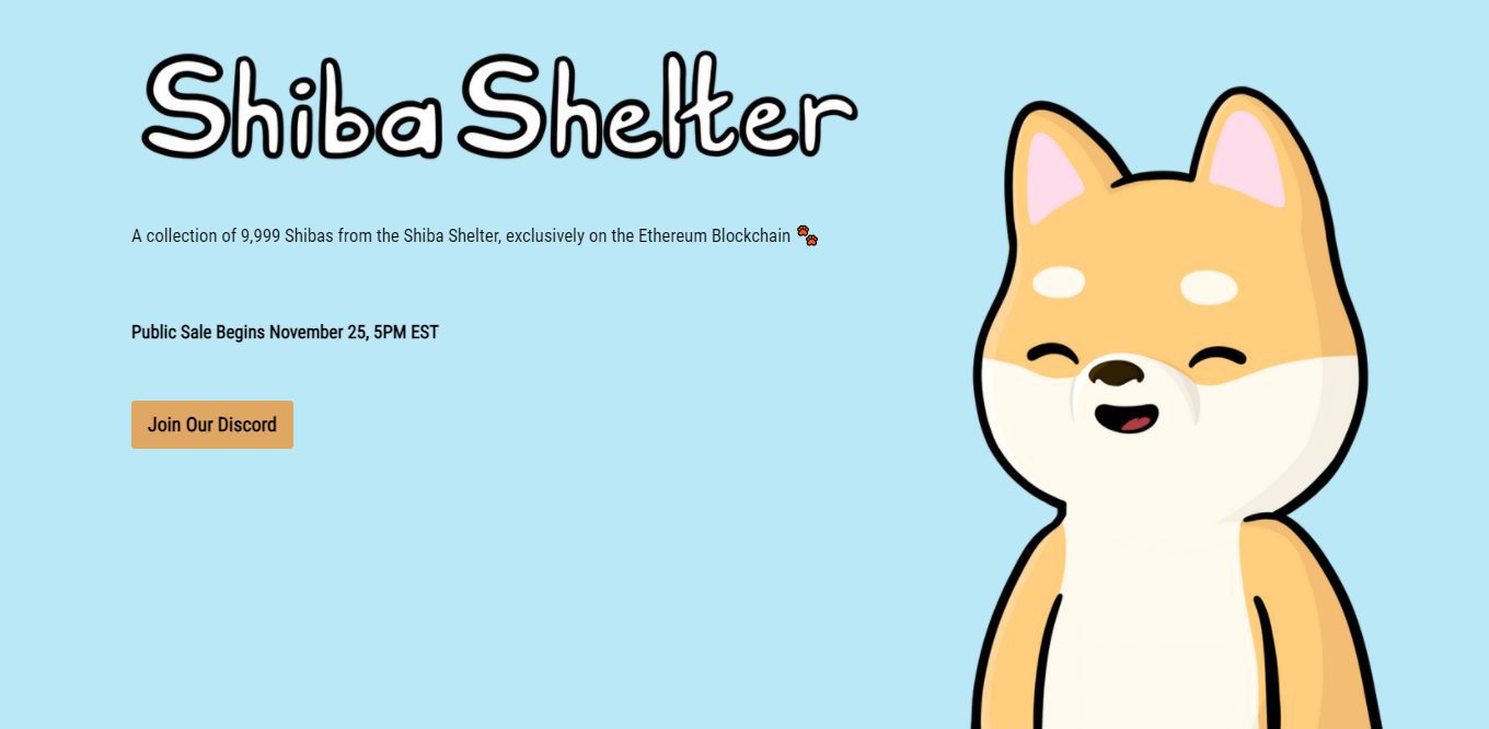 Shiba Shelter NFT Project