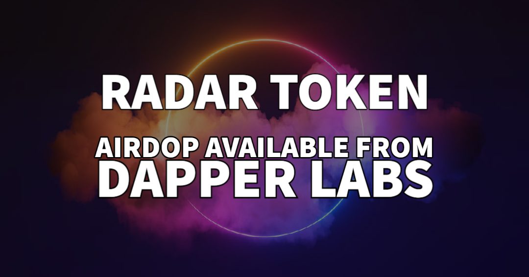 $RADAR Follows $SOS and $ENS launching a scalable token.