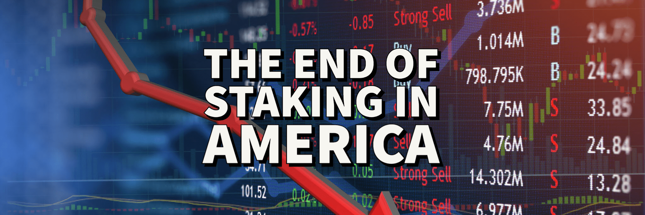 The end of crypto staking in the united states?