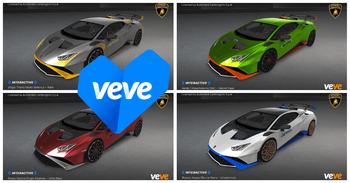 Lamborghini and VEVE Collaborate on NFTs