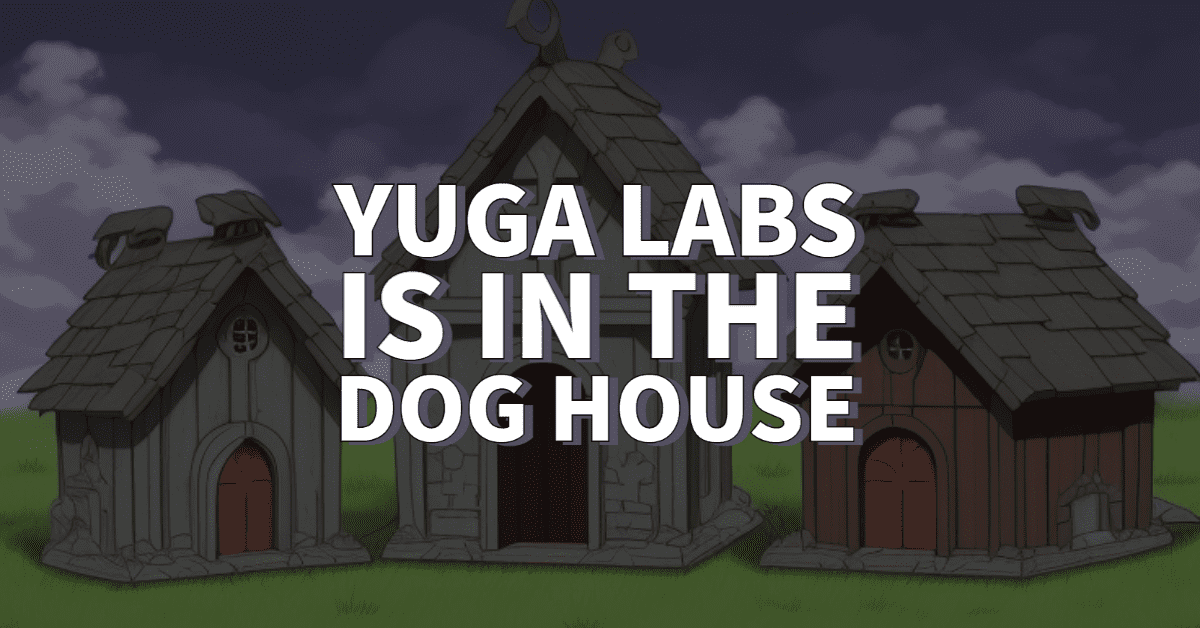 Yuga is in the dog house