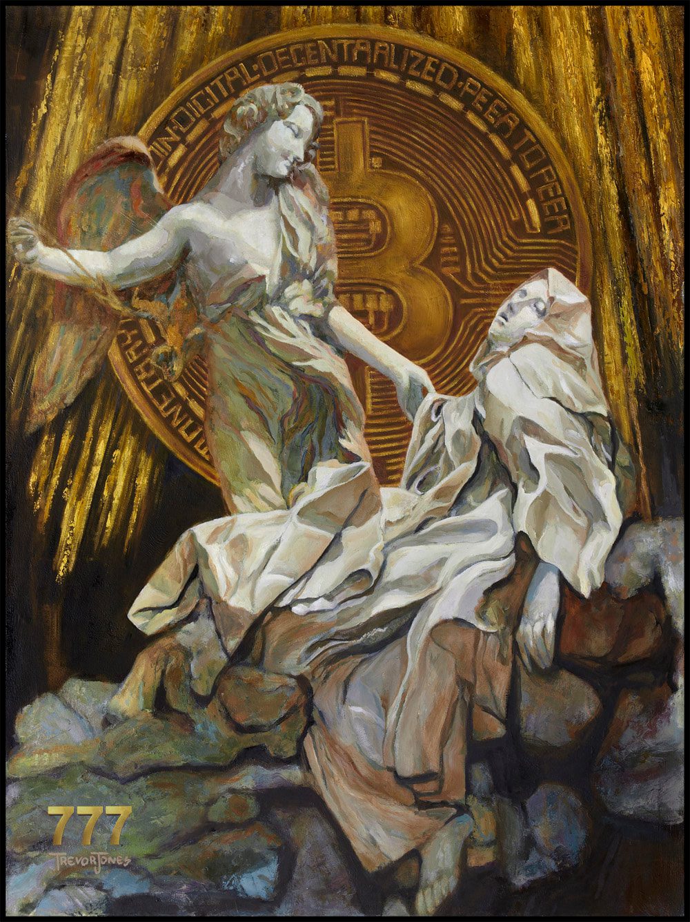 Trevor Jones to Auction Physical Bitcoin Angel at The Crypt Gallery