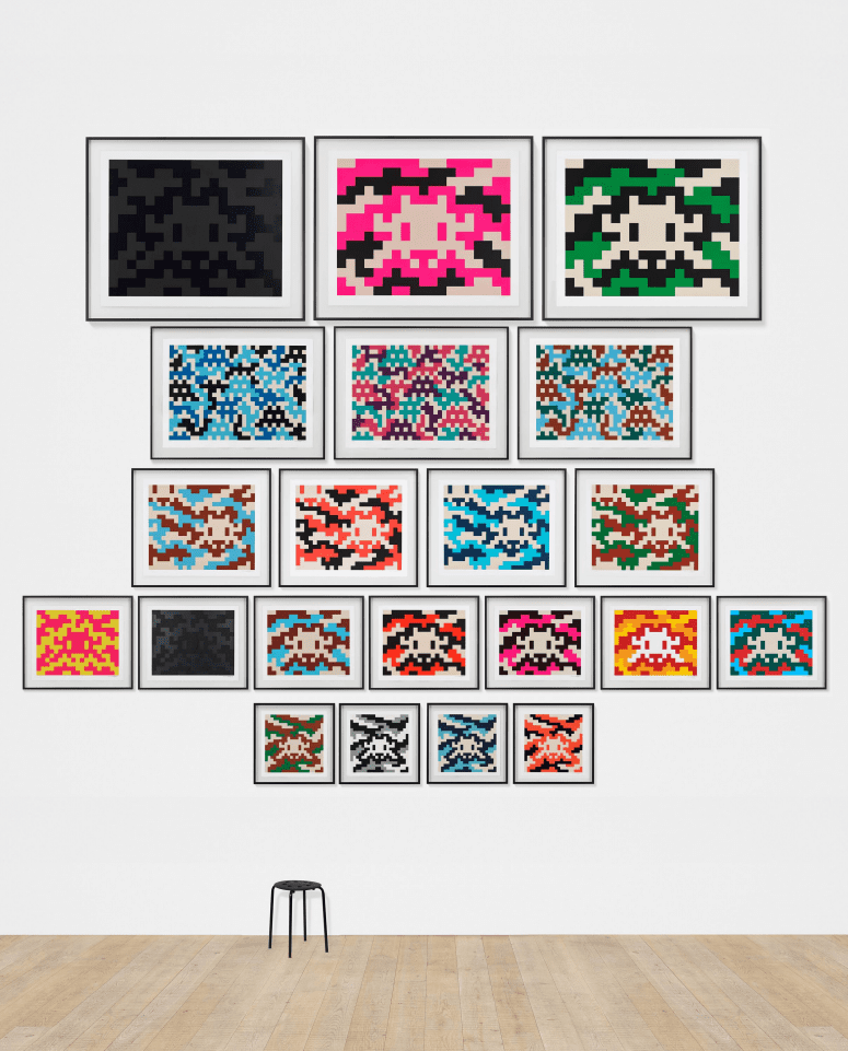 Invader x HENI: A Celebration of Camouflage and Mosaic Mastery