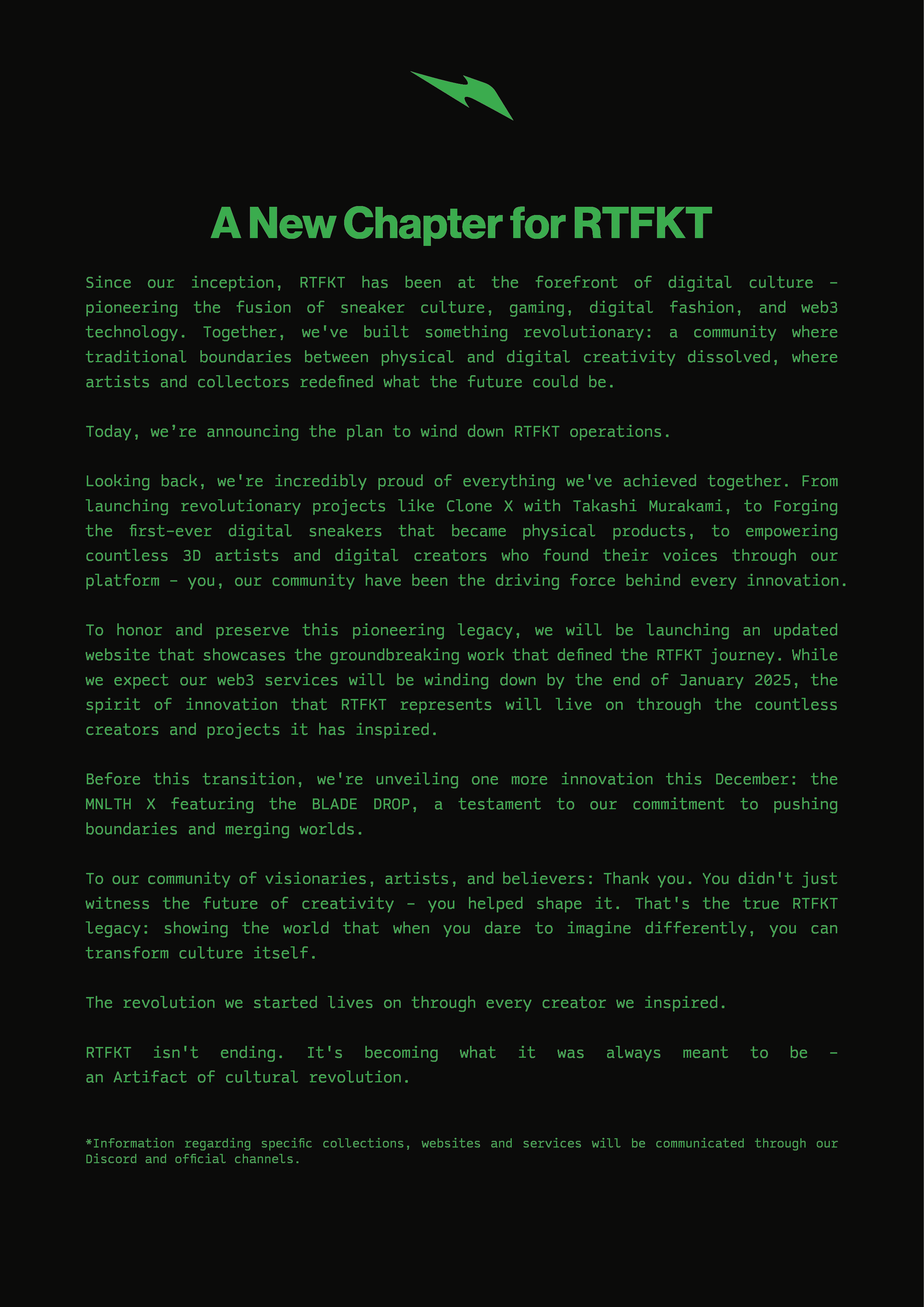 RTFKT’s Shocking Closure: A Betrayal to the Web3 Revolution?