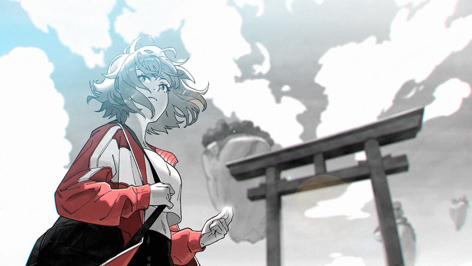 Still from the official Azuki manga trailer introducing the free monthly series